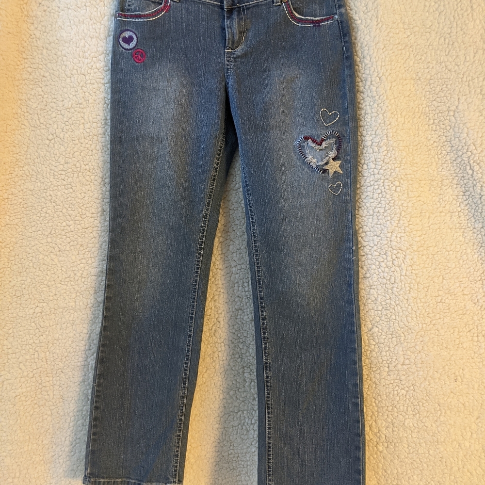 Adjustable waist jeans,slim